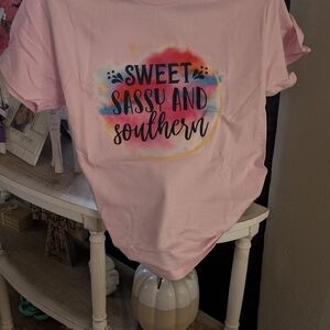 Gildan Pink Sweet Sassy and Southern Tee